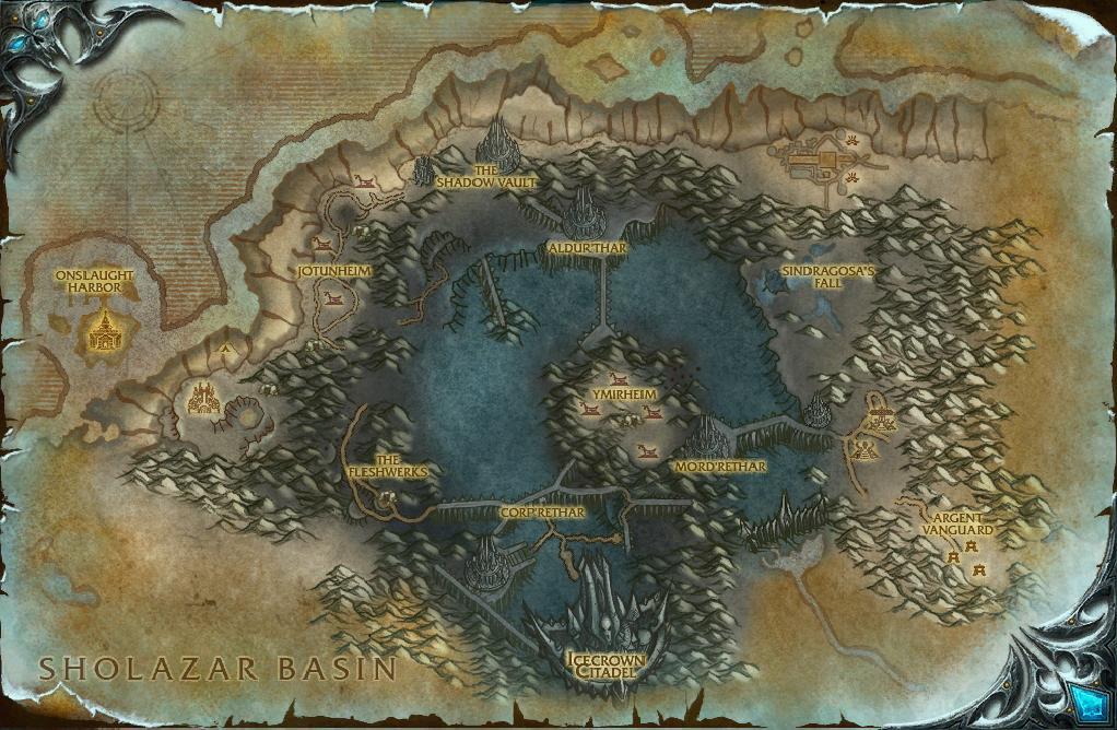 Icecrown Map